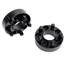 Steeda Hub Centric Wheel Spacers Black 20mm Pair Mustang 15-26