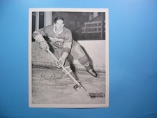 1945/54 QUAKER OATS NHL HOCKEY PHOTO ELMER LACH ACTION NICE!! MONTREAL CANADIENS