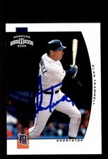 Signed Baseball Card Auto Alan Trammell 2005 Donruss Team Heroes #114 Tigers