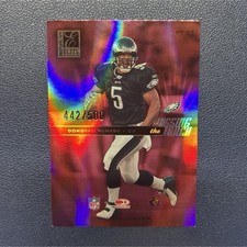 Donruss Elite Eagles lot Donovan McNabb, Randall Cunningham American Football