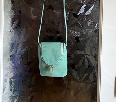 Hobo Int l Leather Sea foam Green  Fern  Small Crossbody Bag