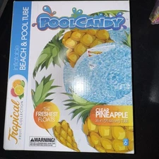 Pool Candy Pineapple Float Tube Tropical Fruit Collection Jumbo 36" - NEW In Box