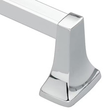 Contemporary 24 In. Towel Bar in Chrome