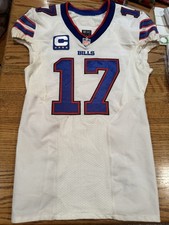 Josh Allen Game Used Jersey Buffalo Bills (Used By Justin Hunter)