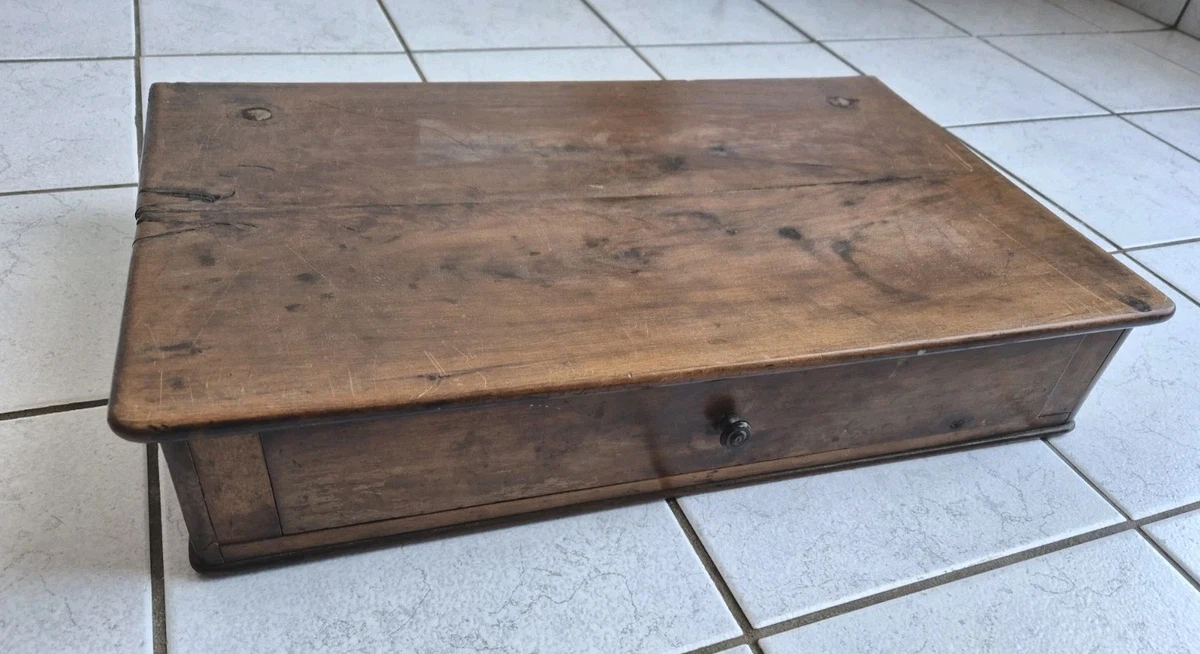 Meuble de metier 120cm etabli bois massif ancien - Vendu