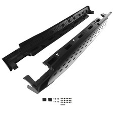Step Rails Side Steps Running Board for Mercedes ML350 W166 12-18 GLE Black Pair