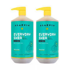 Alaffia EveryDay Shea Body Wash Vanilla Mint 32 oz ( pack of 2 ) 0.81 per gallon