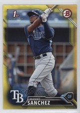 2016 Bowman Prospects Yellow Manny Sanchez #BP28 3j0