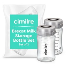 Breast Milk Storage Bottle Set, Breastmilk Storage Set with Milk Storage Bott...