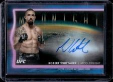 2025 Topps Midnight UFC Robert Whittaker Horizon Signatures Auto HNS-RW
