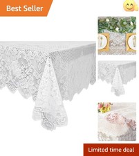 Polyester Lace Tablecloth - Versatile Decor for All Occasions 60x97