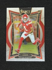 Xavier Worthy RC 2024 Panini Select Concourse Level No. 32 Kansas City Chiefs