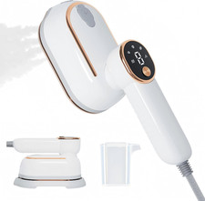 Travel Steamer for Clothes,1400W Travel Iron,10-Second Rapid Heat-Up