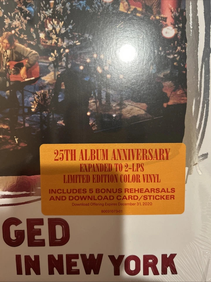 Nirvana MTV Unplugged Limited Vinyl 2xLP Color Purple / Orange SEALED New - Image 2 of 4