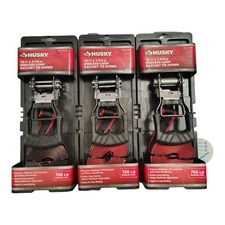 3-Pack Husky 16ft X 1-1/4in Endless-loop Ratchet Tie-down 766 LBS Load Capacity