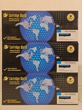 Compatible For HP 128A Cyan Toner Cartridges CE321A - Lot Of 3 New
