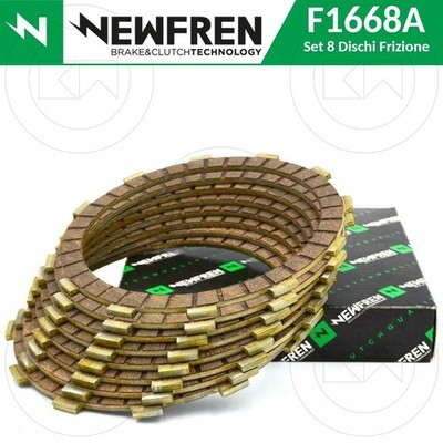 NEWFREN SET 8 KUPPLUNGSSCHEIBEN KIT ORIGINAL TYP FÜR HONDA NTV 600 BROSS 1991