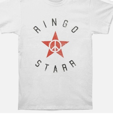 Men's Ringo Starr Ringo Starr Star 2015 Tour T-shirt White
