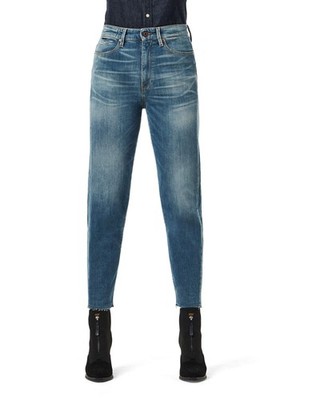 G-Star, Damen, Jeans, Straight, Janeh Ultra High Mom rp Ankle Wmn,Blau,  W24 L28