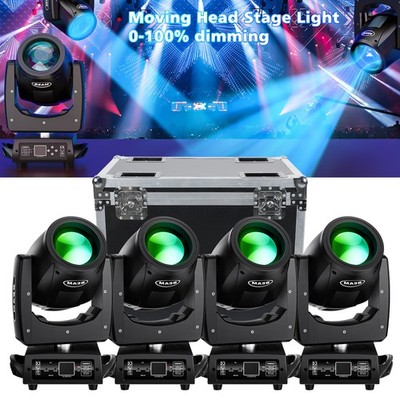 230W 7R Beam Moving Head Light 24Prism Gobo Strobe RGBW Color Mixing DJ Lighting