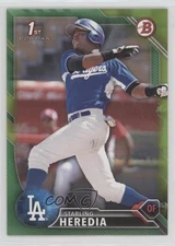 2016 Bowman Prospects Green 36/99 Starling Heredia #BP18 im0