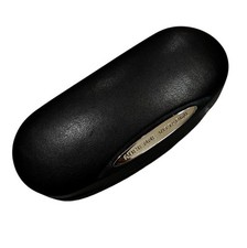 Adrienne Vittadini Black Eyeglasses Case Hinged Hard Clamshell