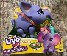 Little Live Pets My Walking Elephant Toots Interactive Toy Jungle Series New