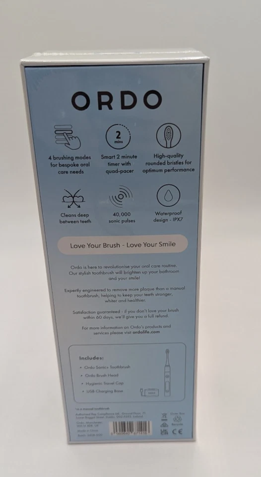 Электрическая зубная щетка ORDO Sonic+ - синяя - Изображение 3 из 4