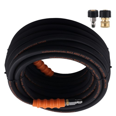 #ad 3 8quot; Pressure Washer Hose 70FT 4800PSI Durable Steel Steel Wire Braid $89.00