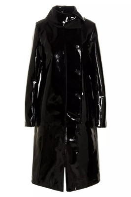 RAF SIMONS Vinyl Black Trench Coat New & Authentic