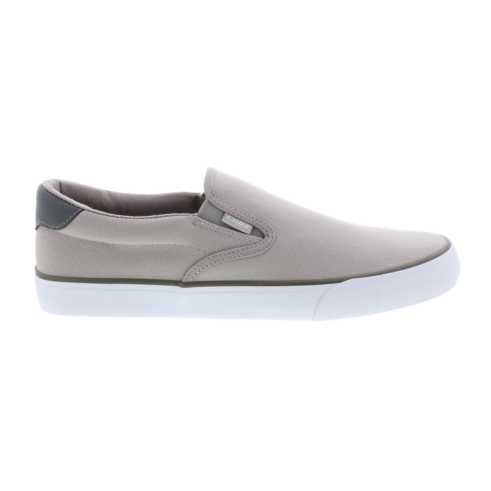 Lugz Clipper MCLIPRC-0435 Мужские серые холщовые кроссовки Slip On Lifestyle 5090₽