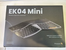 ProtoArc Bluetooth Ergonomic Keyboard, EK04 Mini Compact Ergo Split Keyboard