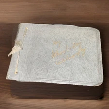 Vintage  “My School Day Autobiography” Memory Book with Classmate Inscriptions 