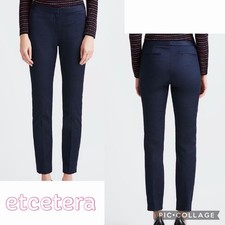 Etcetera Dark Blue Audrey Straight Leg Pants ...