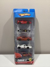 Hot Wheels 1:64 2009 Ferrari 5 Pack F50 156 F512M Enzo 348 PK3