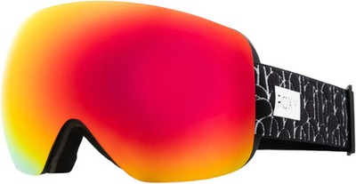 ROXY Skibrille Snowboard brille ROSEWOOD Schneebrille 2025 black/clux red mirror