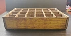 Vintage Coca Cola Wooden Carry Case. Soda Pop Bottle Crate. Yellow