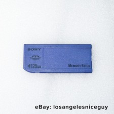 Genuine SONY 128MB Memory Stick card MSA-128A Vintage Cameras TESTED lotA 