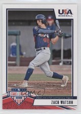 2019 Panini USA Baseball Stars & Stripes Zach Watson #100 fm0