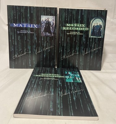 Matrix Trilogy Screen Play Paperbacks The Wachowski Brothers Screenplay Lot