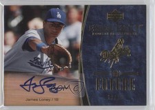 2007 Exquisite Rookie Signatures The Future Gold 11/15 James Loney Auto 2k0