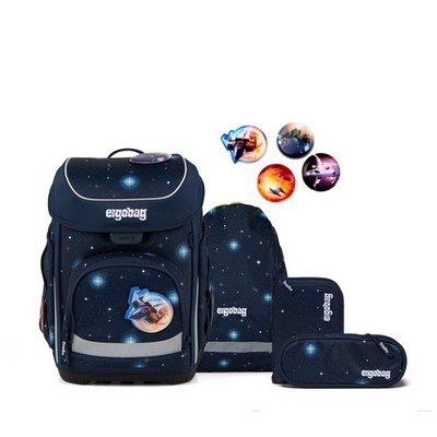 Ergobag Schulranzen-Set CUBO KoBärnikus 5-teilig, 25/26