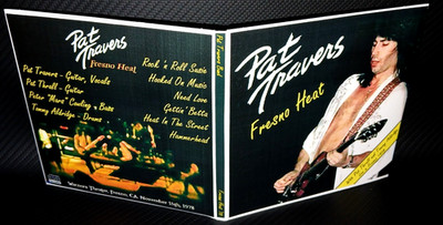 Pat Travers Band Fresno 1978 Gate Fold CD Package NEW