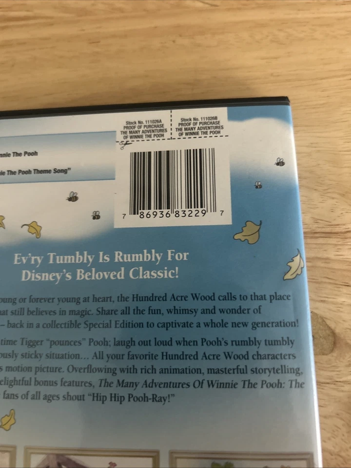 The Many Adventures of Winnie The Pooh DVD 2013 Special Edition Disney - Image 4 of 4
