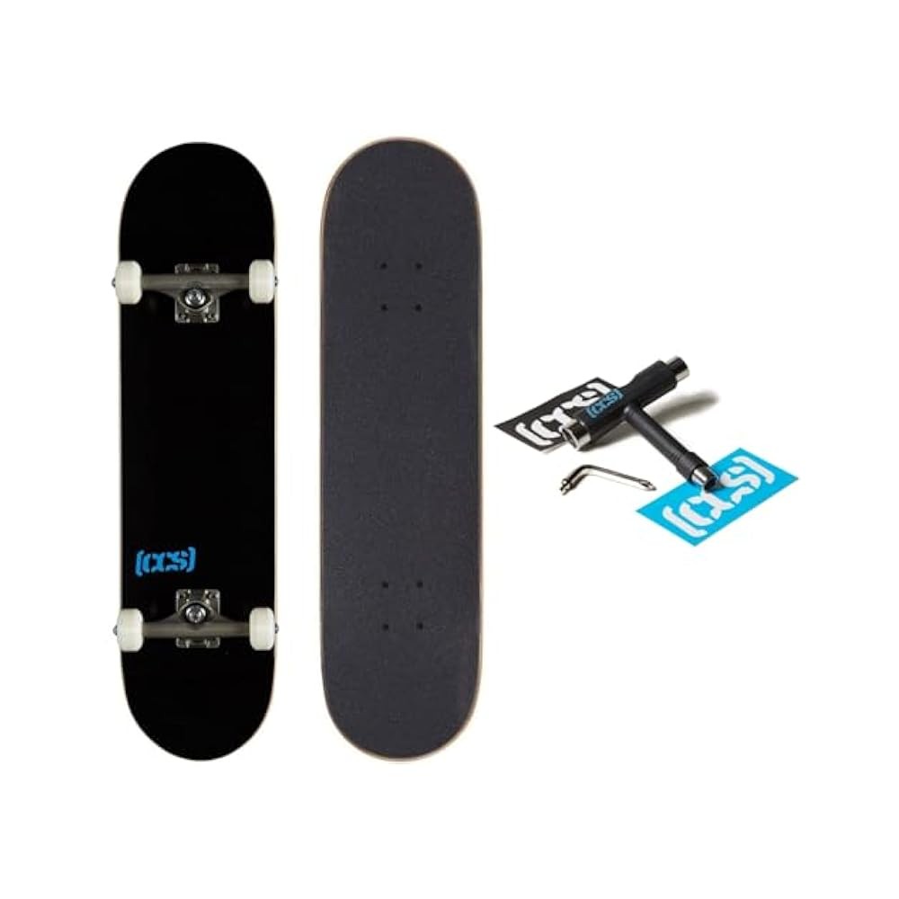 Professional Grade Skateboard, Fully Assembled with Tool & S
