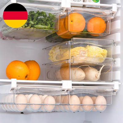 RANJIMA Eierhalter Kühlschrank, Kühlschrank Organizer Schubladen Eierhalter Für
