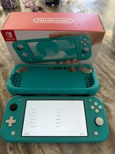 Nintendo Switch Lite Handheld Console - Turquoise  1 Game 