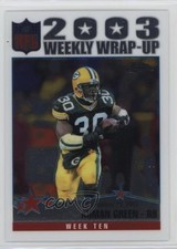 2004 Topps Chrome 2003 Weekly Wrap-Up Ahman Green #155 e9p