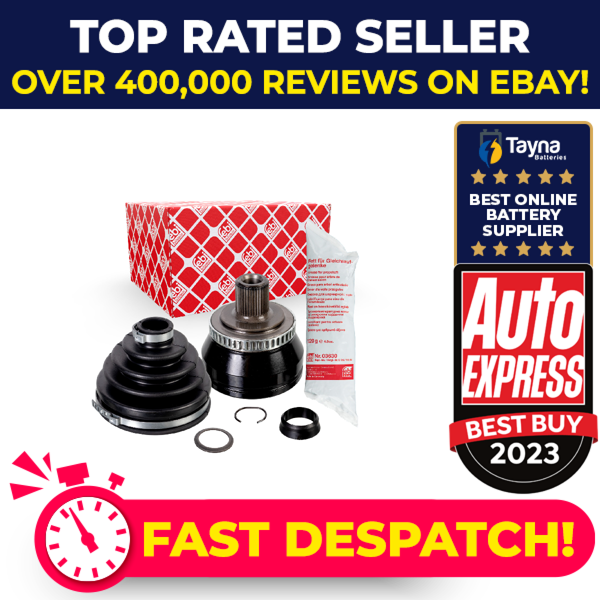 CV Joint fits AUDI RS4 8D5 2.7 Front Outer 00 to 01 C.V. Driveshaft 4D0498099