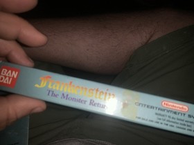 Frankenstein The Monster Returns NES Cartridge 1990 CIB Fully Complete Tested